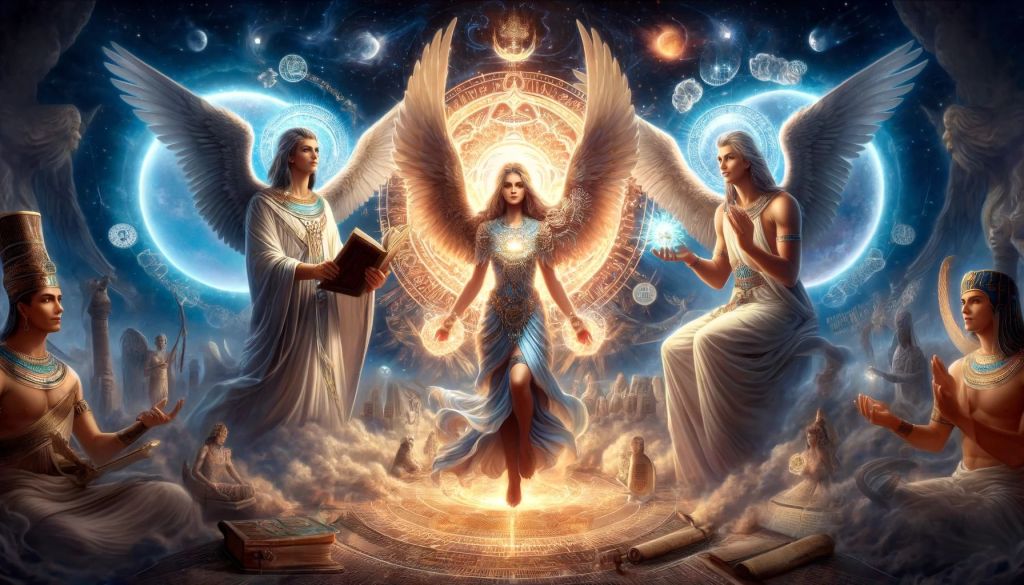 Egyptian goddess Sekhmet by Metatron and Sandalphon