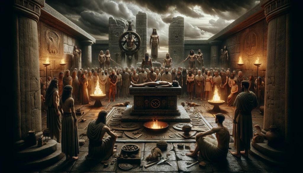 Human Sacrifice by Metatron and Sandalphon