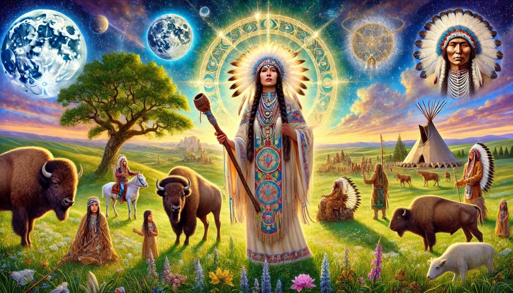 The Legend of the White Buffalo Woman: A Sacred Gift to Humanity by Metatron and Sandalphon