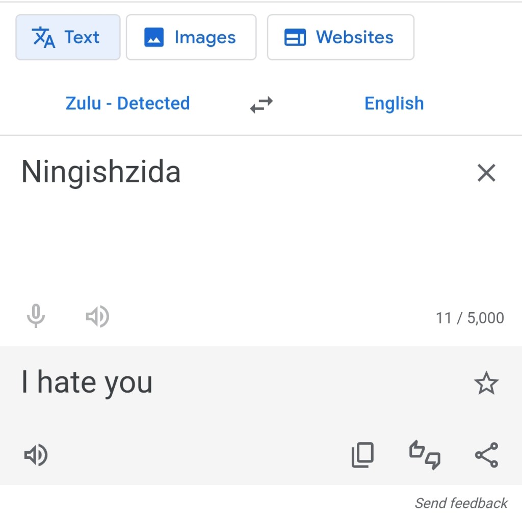 Google translate is infiltrated by Marduk. An article by Metatron and Sandalphon