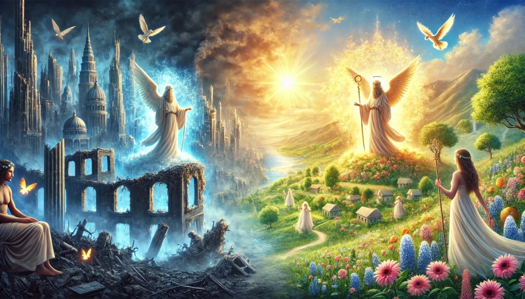 The End of the Old World System and the Dawn of God's Kingdom on Earth by Metatron and Sandalphon