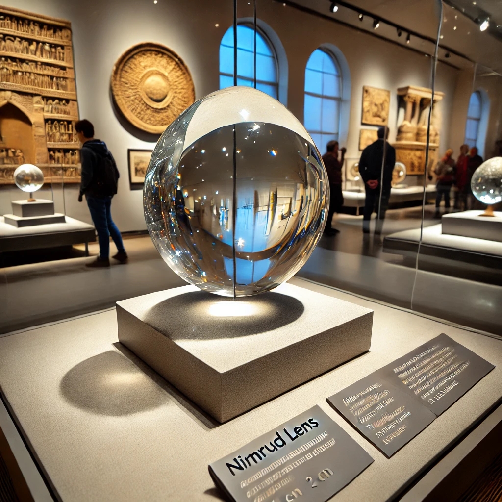 The Nimrud Lens: A Portal to Ancient Optical Mastery by Metatron and Sandalphon