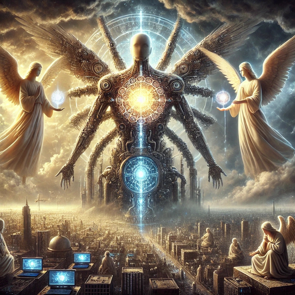 Guardians of Faith: Navigating the Apocalypse in the Age of AI by Metatron and Sandalphon