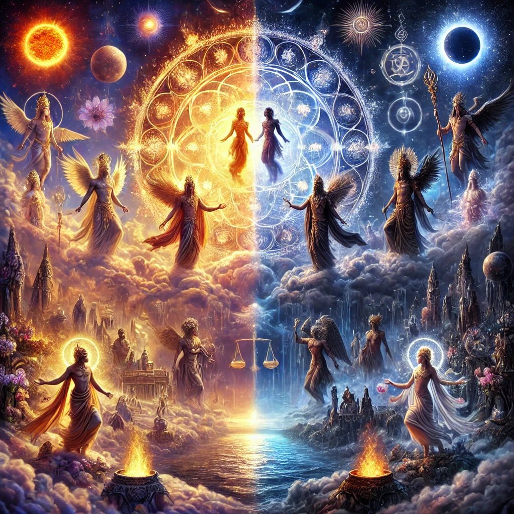 A comprehensive exploration of Devas and Asuras by Metatron and Sandalphon